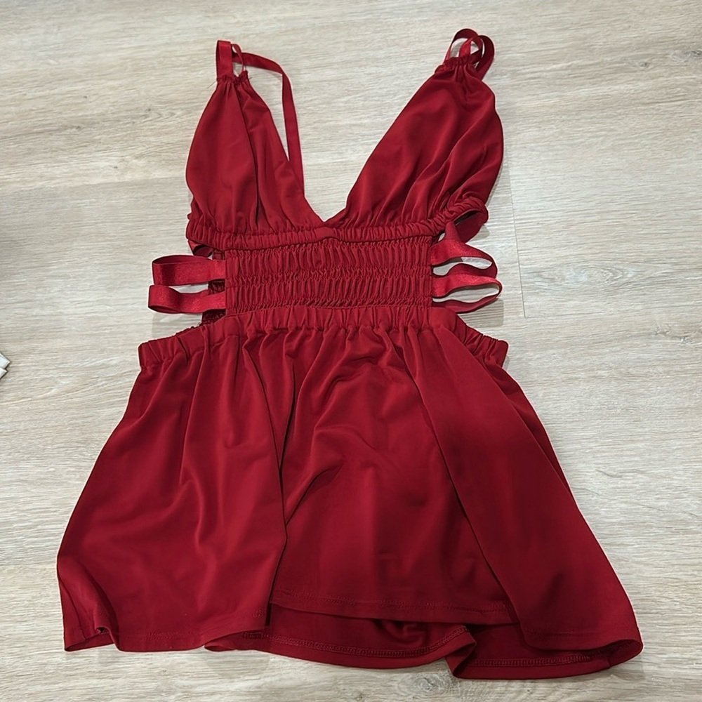EXPRESS Rose Red Strappy Tank Top​